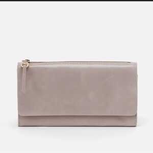 NWT Hobo International ALTO Continental Wallet Driftwood Gray Retail